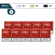 EVO Sticks Burgundy 10 πακέτα