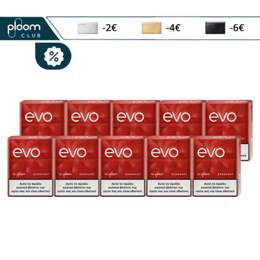 EVO Sticks Burgundy 10 πακέτα