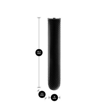 Ploom AURA κάλυμμα πρόσοψης Jet Black με σχέδιο