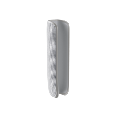 Πλευρική όψη Υφασμάτινης Θήκης Ploom AURA σε χρώμα Silver χωρίς συσκευή