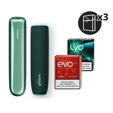 Ploom AURA Teal Electric Pop Starter Kit με Υφασμάτινη Θήκη