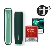 Ploom AURA Teal Electric Pop Starter Kit με Υφασμάτινη Θήκη