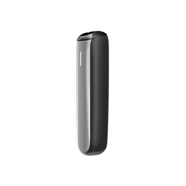 Πλευρική όψη καλύμματος πρόσοψης Ploom AURA σε χρώμα Lunar Silver