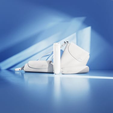 Ploom Aura κάλυμμα πρόσοψης Glacier White με σχέδιο
