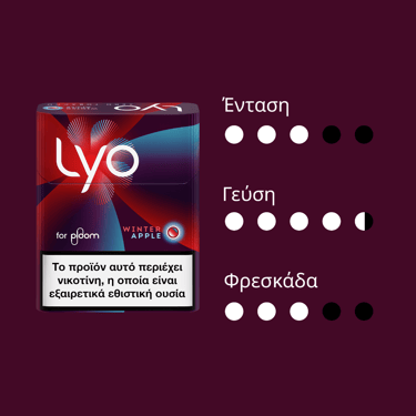 LYO Sticks Winter Apple - 2 πακέτα