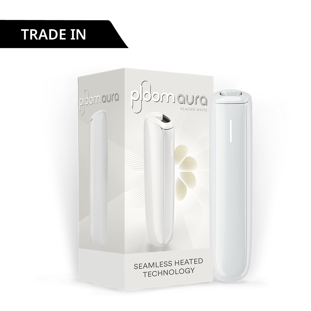 Ploom AURA Glacier White Blue | Trade-In