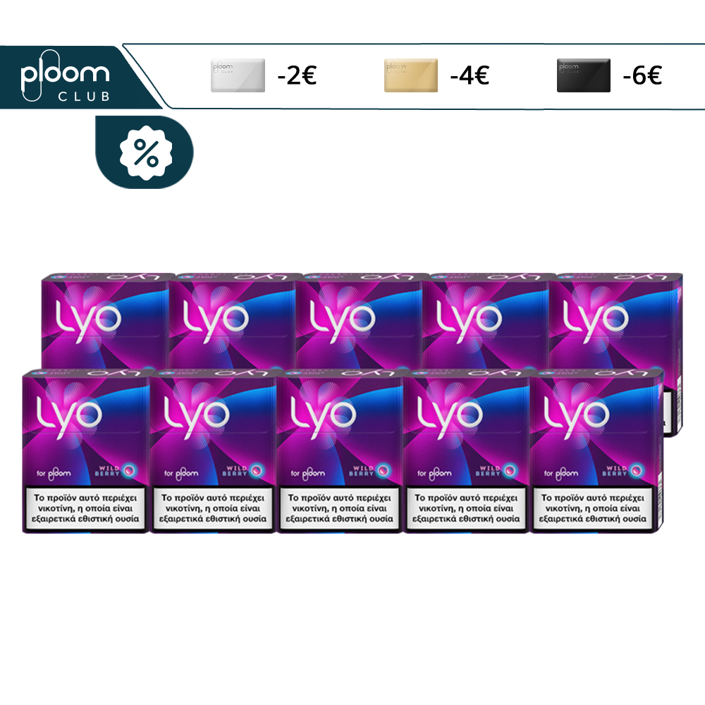 LYO Sticks Wild Berry – 10 Πακέτα